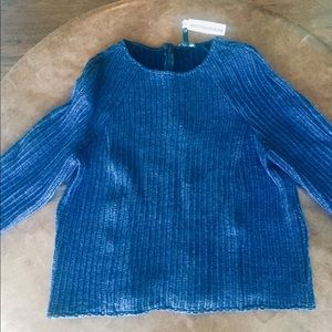 Drew Scoop Neck Women’s Sweater New Size L Blue